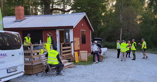 Funktionärsvästar på alla funkisar